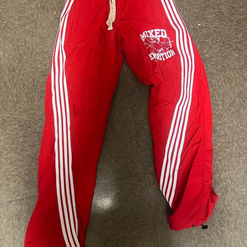Mixed Emotion Red Track Pants